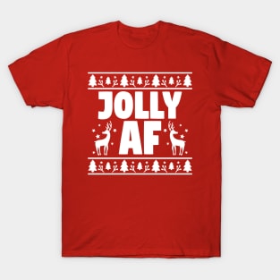 jolly af ugly christmas T-Shirt